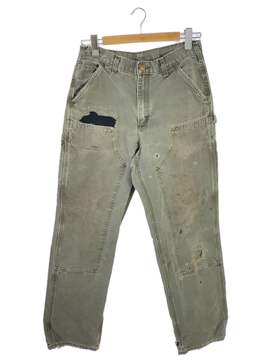 【中古】Carhartt◆ボトム/32/コットン/GRY/無地//【メンズウェア】