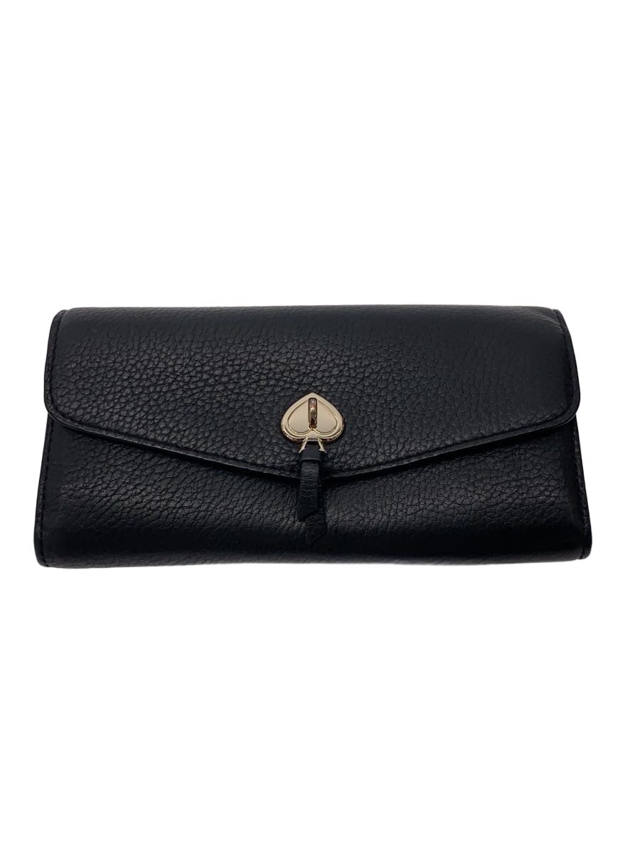 【中古】kate spade new york◆長財布/レザー/BLK/レディース/K6402 3580/? NULL ?【服飾雑貨他】