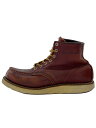 【中古】RED WING◆刺繍羽根タグ/99s/アイリッシュセッター/US8.5/BRW/牛革/8131【シューズ】