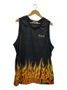 【中古】A BATHING APE◆タンクトップ/XL/ポリエステル/BLK【メンズウェア】