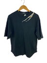 【中古】UNDERCOVER◆スラッシュ裾ラウンドTEE/3/コットン/BLK/UC1C1804//【レディースウェア】
