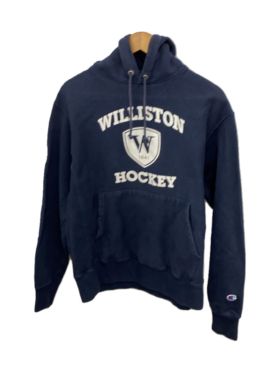 【中古】Champion◆パーカー/XL/コットン/NVY【メンズウェア】