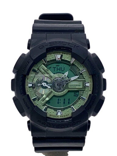 【中古】CASIO◆腕時計/アナログ/--/GRN/BLK/ーー/GA-110CD【服飾雑貨他】 【中古】CASIO◆腕時計/アナログ/--/GRN/BLK/ーー/GA-110CD【服飾雑貨他】