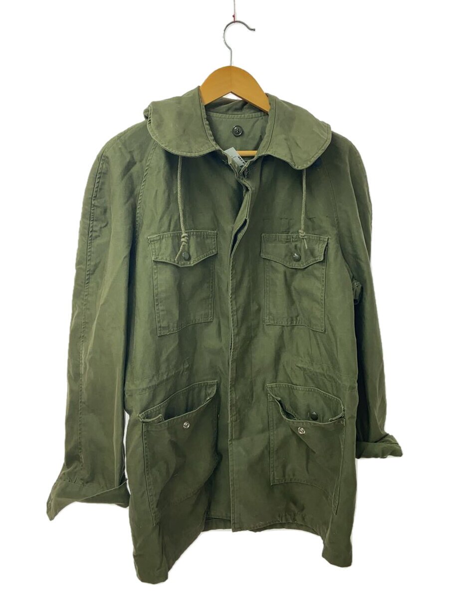 【中古】ALPHA INDUSTRIES◆60s/USAF/キャトルジャケット/S/コットン/GRN/ヨゴレあり//【メンズウェア】