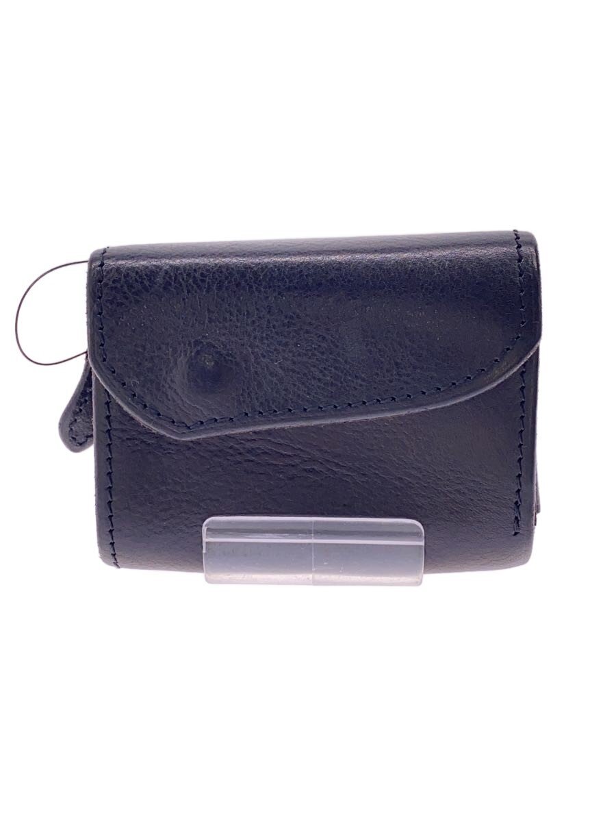 GROOVER◆2つ折り財布/レザー/BLK/メンズ/groover leather