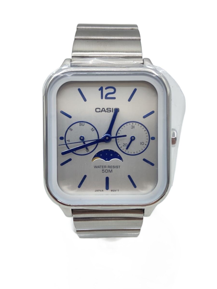 【ブランド】CASIO 【ブランドカナ】カシオ 【型番】 【程度】B 【サイズ】 【メインカラー】ホワイト 【素材・生地】ステンレス 【キーワード】　　 2026/01/26 セカンドストリート次郎丸店【4457】【中古】CASIO◆腕時計/アナログ/ステンレス ブランド CASIO 型番 カラー ホワイト 柄 素材・生地 ステンレス>色・素材について サイズ >サイズ表示について 実寸（cm） 【腕時計】 ケース縦：3.6 / ケース横：4 / 文字盤縦：3 / 文字盤横：3 / ケースの厚さ：1 / バンド幅：2 / 手首周り：20.5 【その他】 その他サイズ：/ 商品は　セカンドストリート次郎丸店の店頭にて販売しております。商品に関するお問合わせは、お電話(TEL:092-874-5611)にて、問合わせ番号：2344573837457をお伝えください。 配送方法やお支払い方法に関するお問い合わせは、サポートセンターまでご連絡をお願いします。 ※お電話の対応は営業時間内のみとなります。お問い合わせフォームでお問い合わせの際はご注文番号をご記入下さい この商品に関する出品店舗からのコメント 使用感なども見られない商品となっております。また付属品に関しては写真に載せてる物しかございません。店頭にて同時販売中の為、商品のコンディションが掲載時と異なる場合ががございます。予めご了承ください。ご不明な点ございましたらお気軽にお問い合わせ下さい。