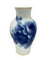 【中古】大倉陶園◆花瓶/ブルーロ-ズ【インテリア小物・日用雑貨】