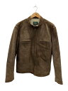 【中古】J.CREW◆90s/巨人タグ/ジャケット/M/スウェード/BRW【メンズウェア】