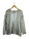 【中古】FRAY I.D◆24AW/モヘヤニットプルオーバー/ニット・セーター(薄手)/one/ナイロン/GRY/FWNT244053【レディースウェア】