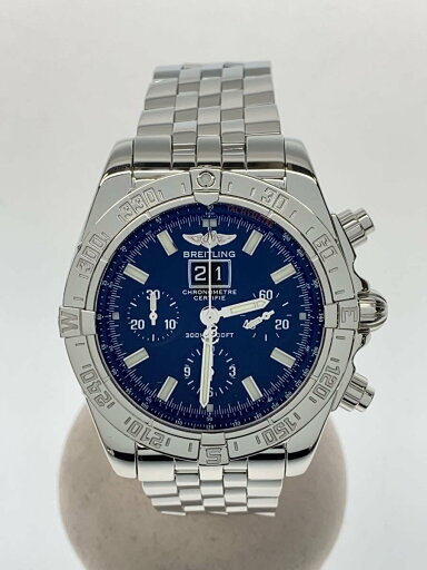 【中古】BREITLING◆自動巻腕時計/アナログ/ステンレス/NVY/SLV/A44359/20241225日差-4【服飾雑貨他】 【中古】BREITLING◆自動巻腕時計/アナログ/ステンレス/NVY/SLV/A44359/20241225日差-4【服飾雑貨他】