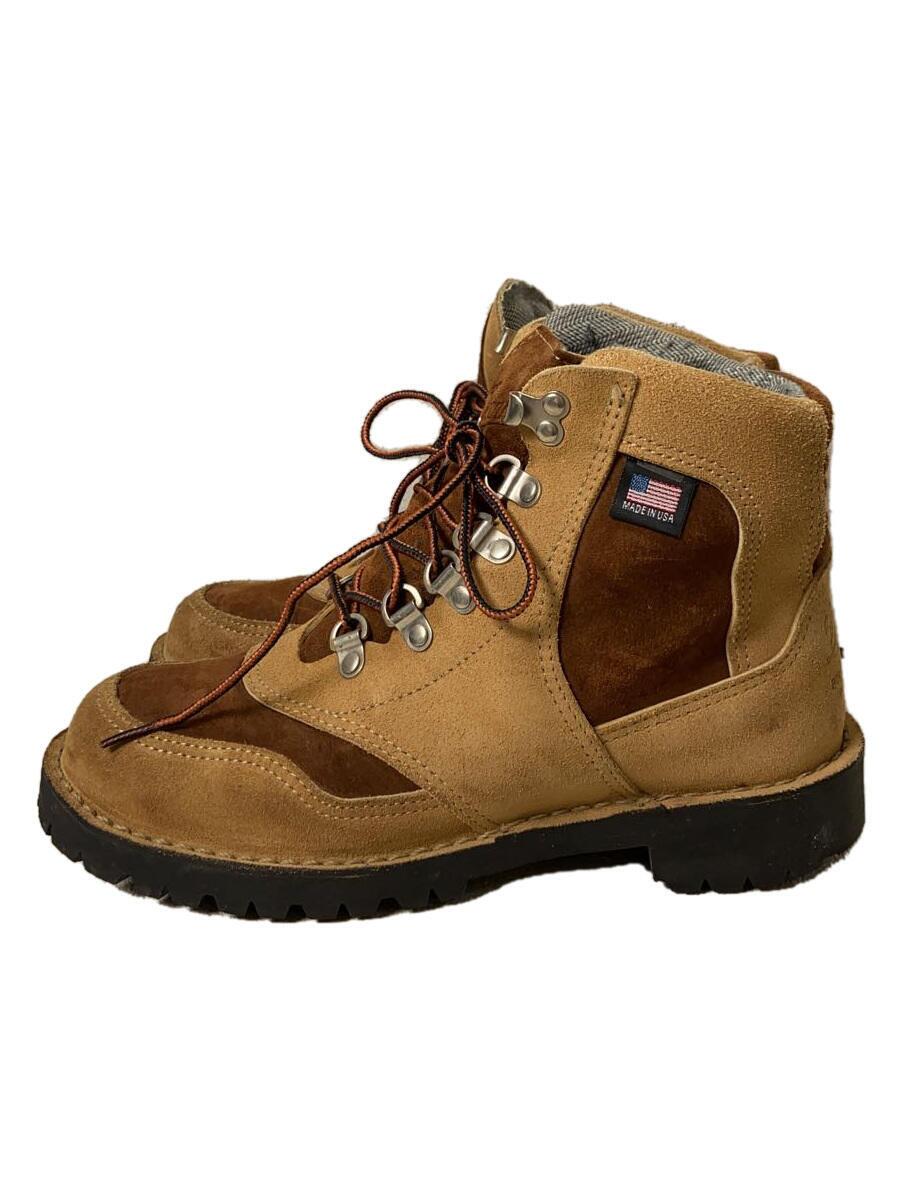 【中古】Danner◆トレッキングブーツ/US7/BEG/スウェード/32205X/USA製/ゴアテックス/ダコタン【シューズ】