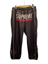 【中古】Supreme◆22AW/World Famous Jacquard Track Pant/M/ポリエステル/ブラック【メンズウェア】