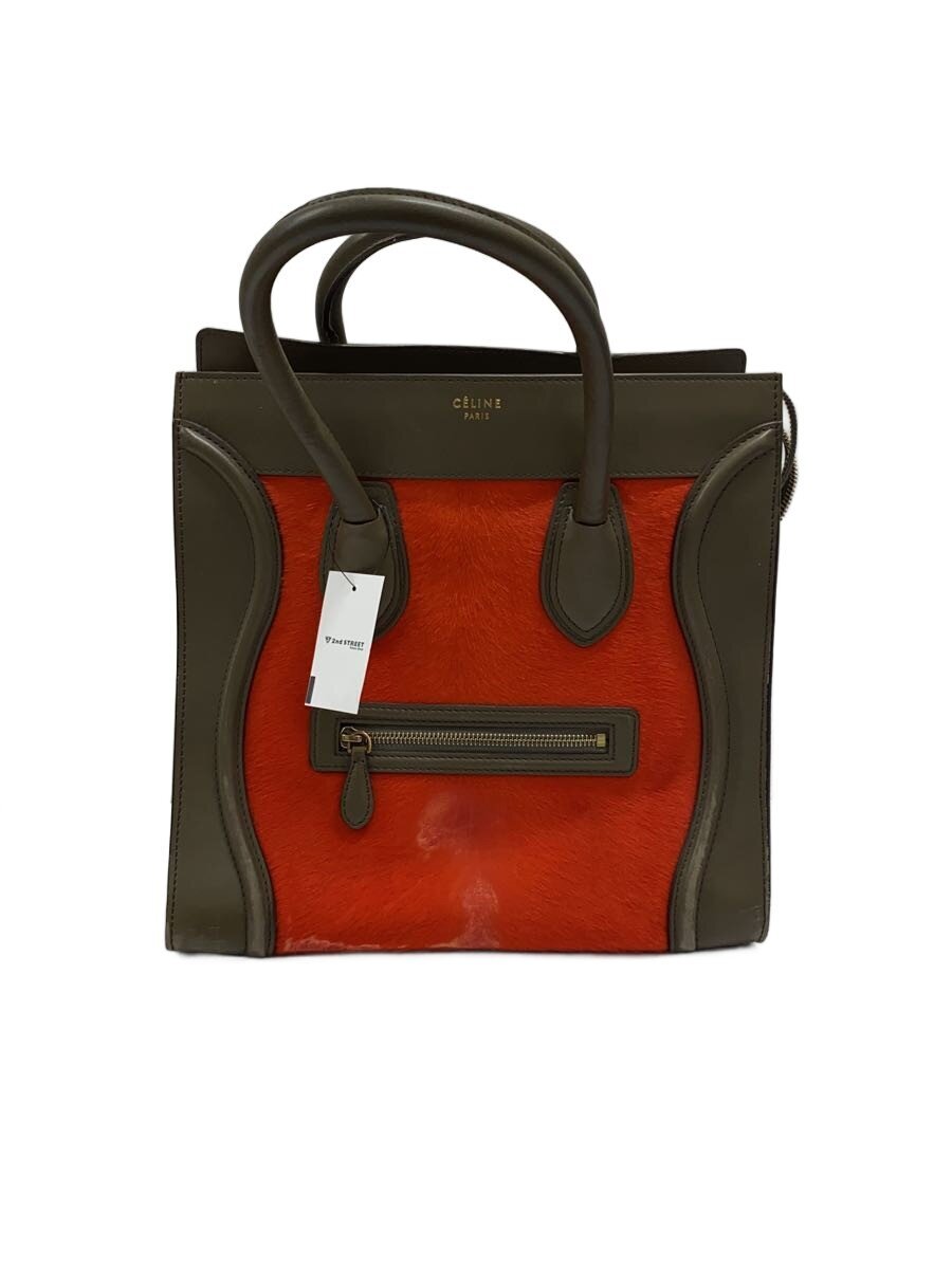 【中古】CELINE◆トートバッグ/レザー/ORN//【バッグ】