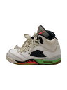 【中古】NIKE◆AIR JORDAN 5 RETRO GS/エアジョーダンレトロ/ホワイト/440888-115/22.5cm/WH【シューズ】(4)