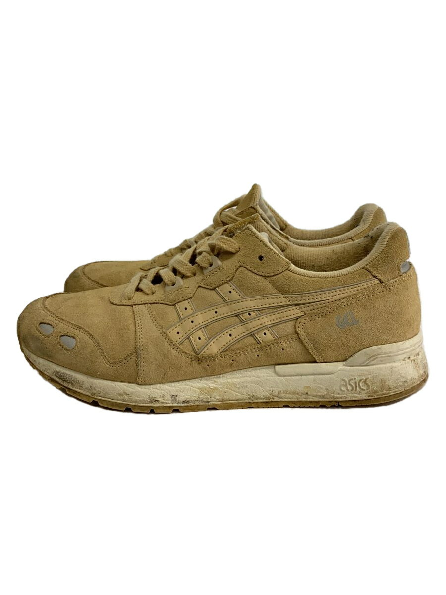 【中古】ASICS◆ローカットスニーカー/27.5cm/BEG/H8G2L【シューズ】