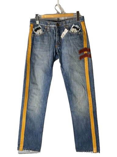 【中古】DSQUARED2◆ボトム/44/デニム/IDG【メンズウェア】 【中古】DSQUARED2◆ボトム/44/デニム/IDG【メンズウェア】