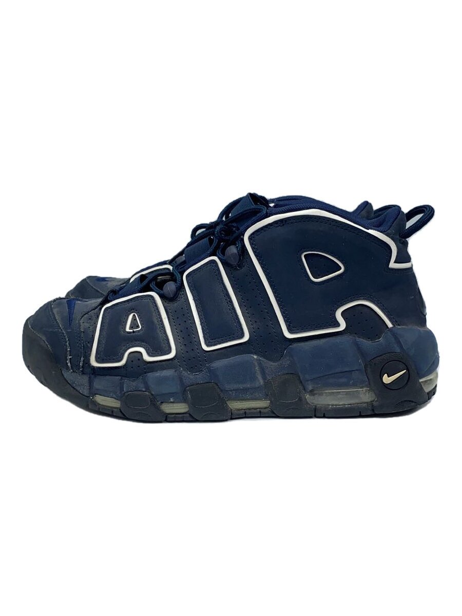 NIKE◆AIR MORE UPTEMPO 96/エアモアアップテンポ/ネイビー/921948-400/29cm/NVY