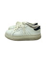 【中古】PRADA◆ローカットスニーカー/38/WHT/レザー【シューズ】