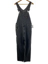 【中古】Levi’s◆オーバーオール/M/デニム/ブラック/PC9-79107-0006【メンズウェア】