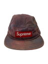 【中古】Supreme◆16SS/Mardled Camp Cap/キャップ/コットン/PNK/メンズ【服飾雑貨他】