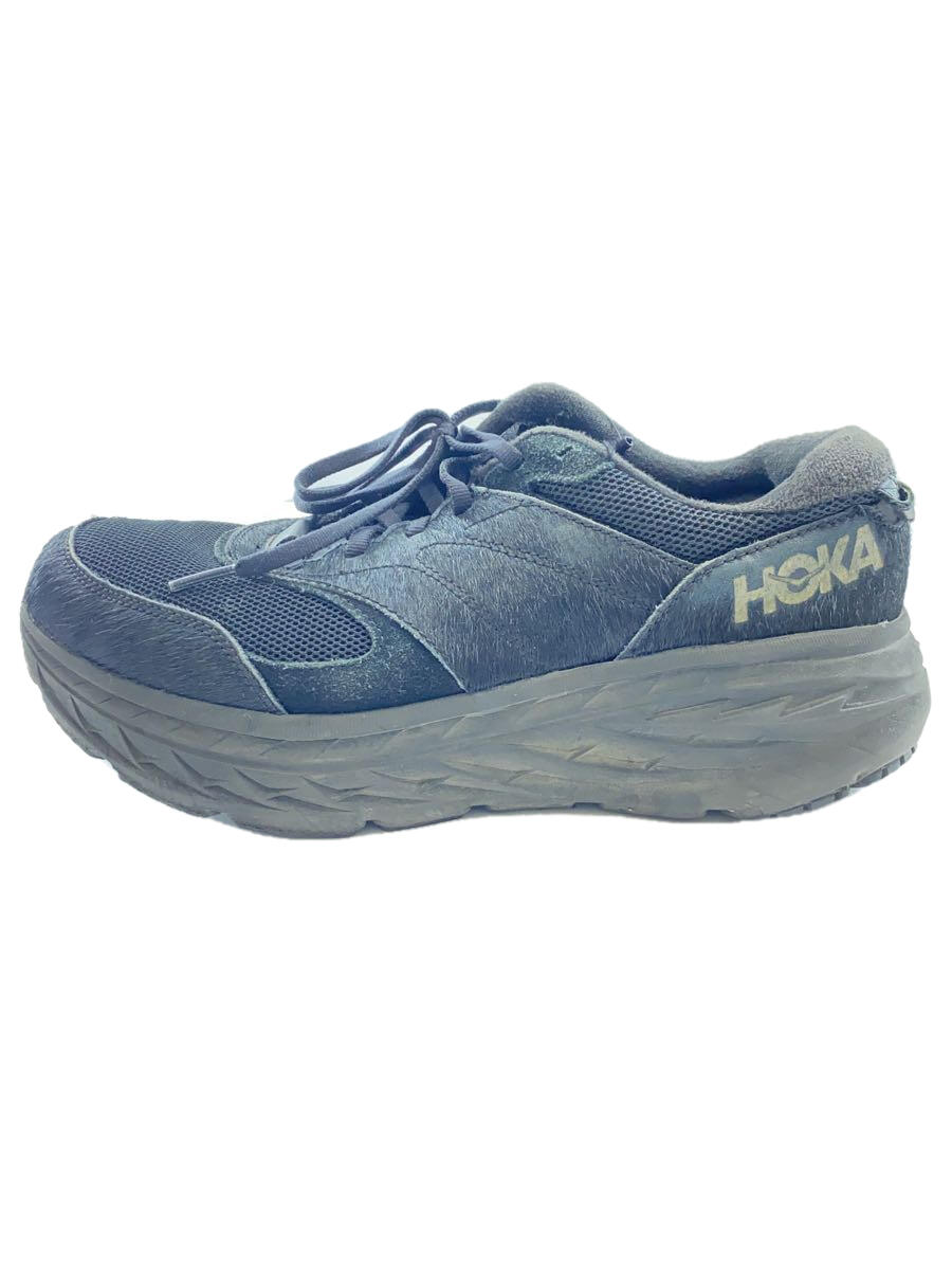 【中古】HOKA ONE ONE◆×Engineered Garments/ハラコスニーカー/26.5cm/BLK/F20021F【シューズ】