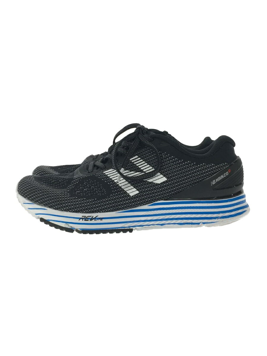 【中古】NEW BALANCE◆ローカットスニーカー/26cm/BLK【シューズ】