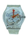 【中古】SWATCH◆クォーツ腕時計/アナログ/CLR/CLR/so28z129/使用感有【服飾雑貨他】(2)