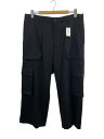 【中古】yohji yamamoto POUR HOMME◆ボトム/2/ウール/BLK/HP-P60-100【メンズウェア】
