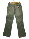 【中古】Timberland◆ストレートパンツ/33/コットン/GRY/無地【メンズウェア】