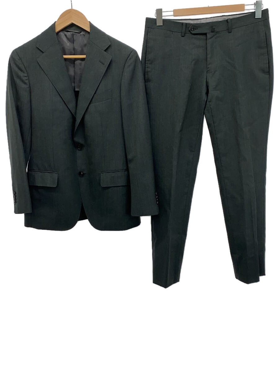 【中古】THE SUIT COMPANY◆スーツ/--/レーヨン/GRN/192103【メンズウェア】