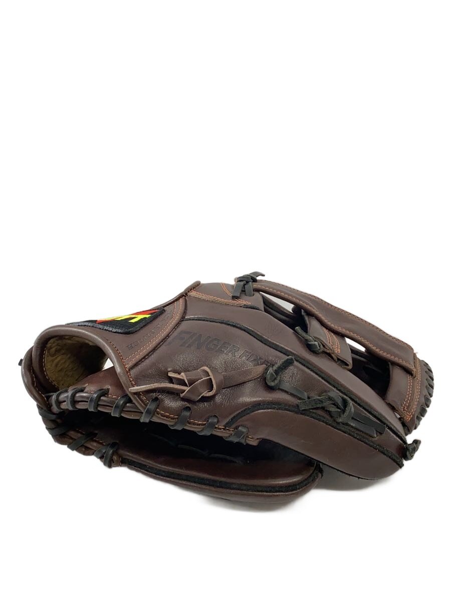 【中古】ZETT◆グローブ/FINGER FIXER/野球用品/右利き用/BRW【スポーツ】