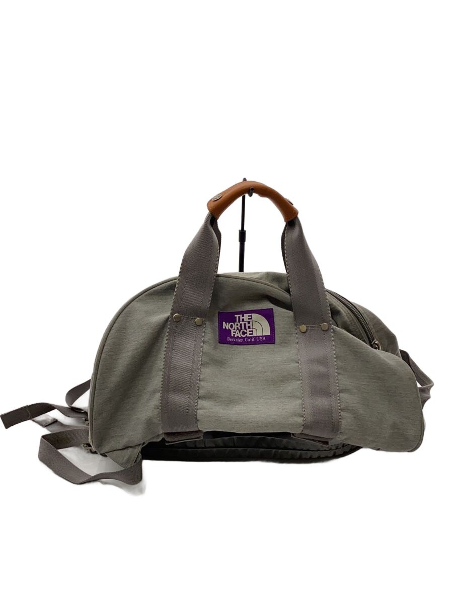 【中古】THE NORTH FACE PURPLE LABEL◆ボストンバッグ/ポリエステル/GRY/NN7508N【バッグ】