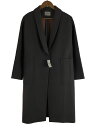 【中古】CAROLINAGLASER◆ステンカラーコート/--/ポリエステル/GRY/無地【レディースウェア】
