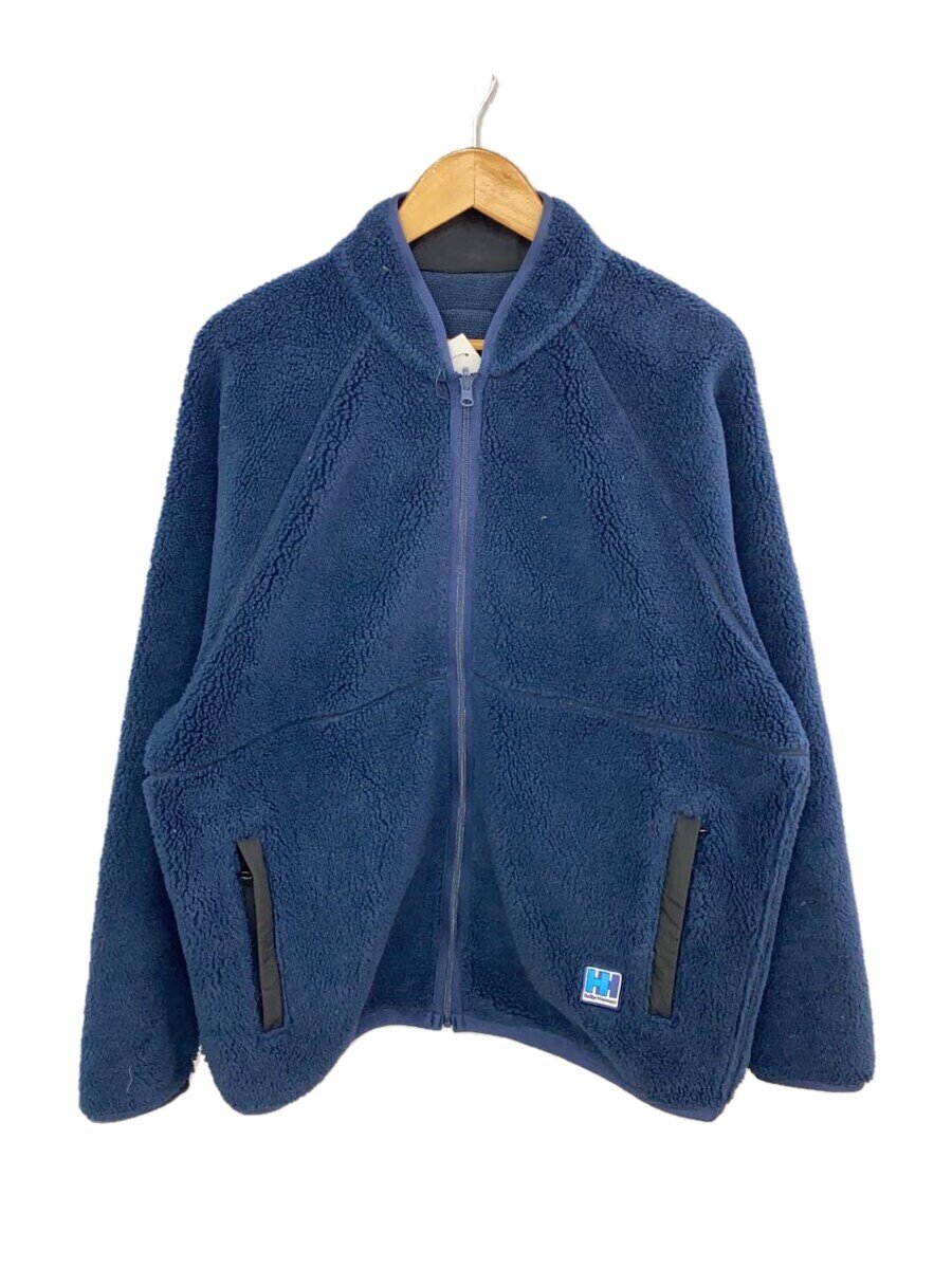 【中古】HELLY HANSEN◆フリースジャケット/--/ポリエステル/NVY/HH52190AH/内部毛玉有り【メンズウェア】