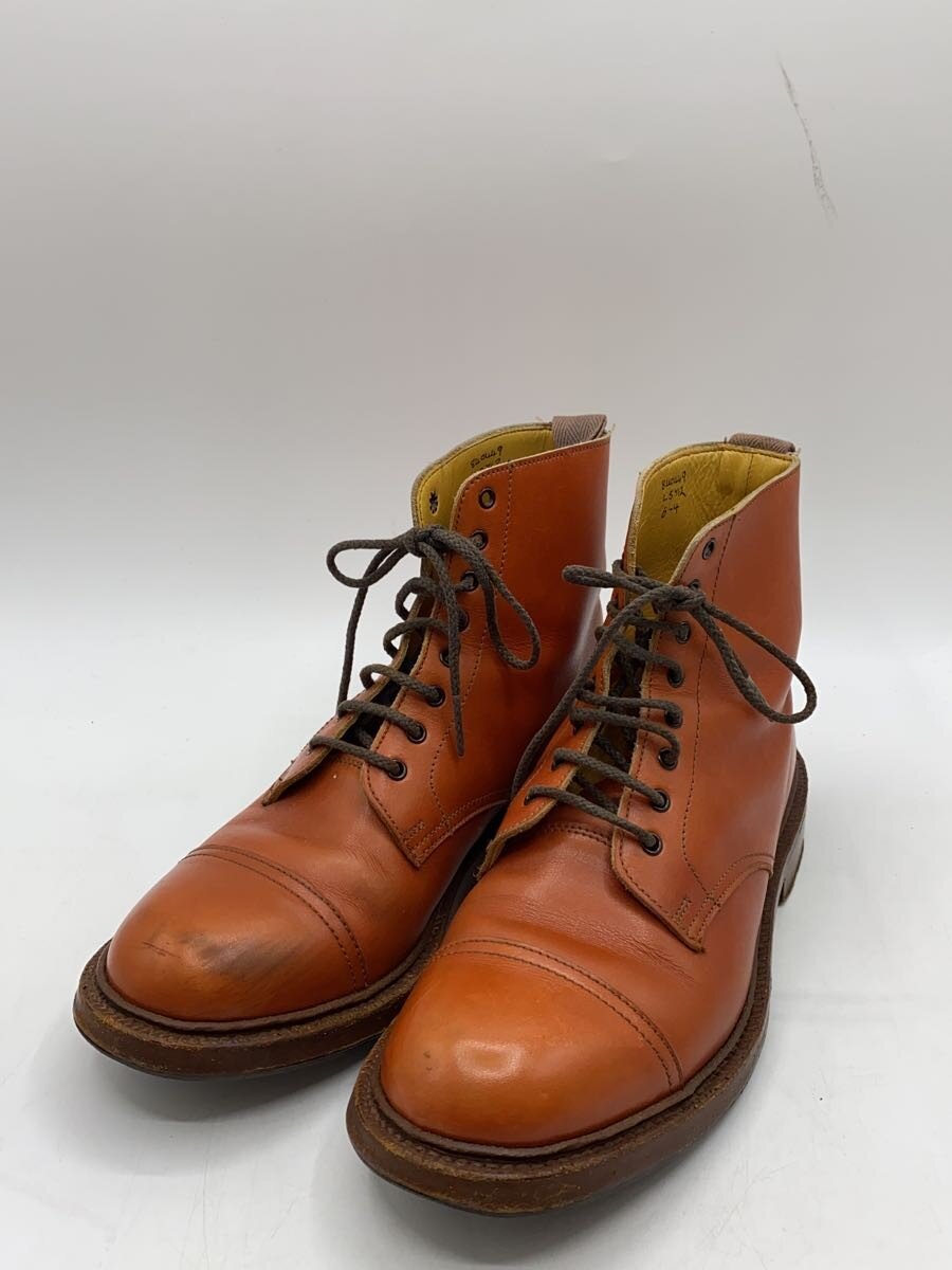 【中古】Tricker’s◆ウェスタンブーツ/UK6/BRW/レザー【シューズ】