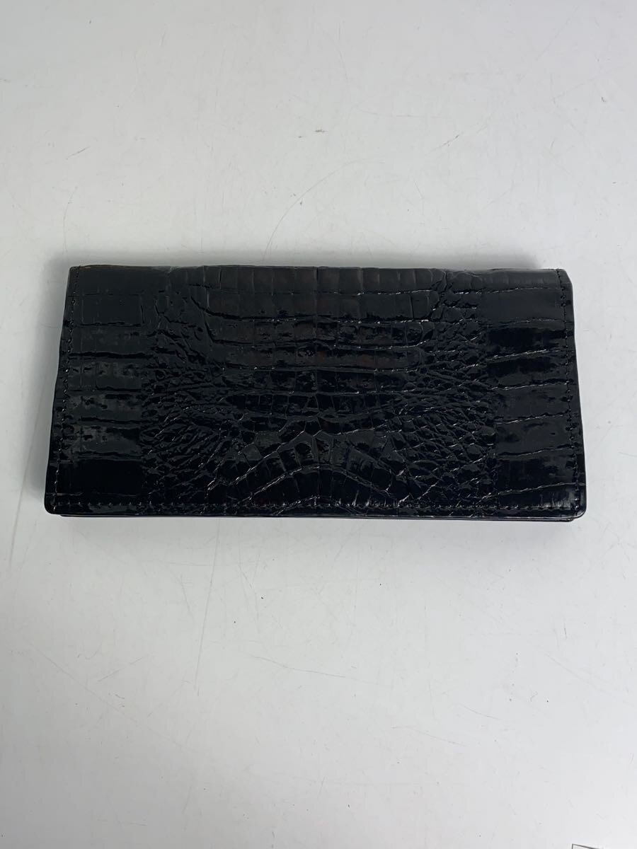 Clothing Accessories (Caps, Ties, Belts) - 【中古】Crocodile◆長財布/--/BLK/メンズ【服飾雑貨他】