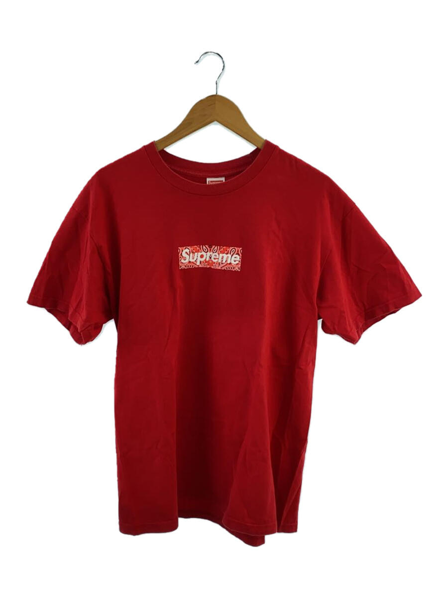 【中古】Supreme◆Tシャツ/L/コットン/RED【メンズウェア】