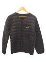 【中古】mont-bell◆Superior Down Round Neck Jacket/M/ナイロン/BLK/1101503【メンズウェア】