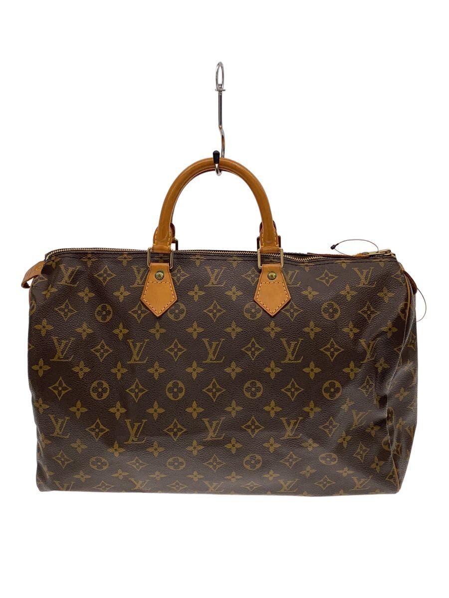【中古】LOUIS VUITTON◆スピーディ40/モノグラム・キャンバス/ボストンバッグ/M41522/PVC/BRW/LV/ロゴ【バッグ】