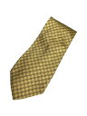 【中古】Paul Smith◆ネクタイ/シルク/YLW/チェック/メンズ【服飾雑貨他】