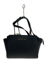 【中古】MICHAEL KORS◆SELMA MD MESSENGER/ショルダーバッグ/--/BLK/30T3GLMM2L【バッグ】