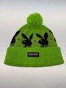 【中古】Supreme◆17AW/Playboy Beanie/ニットキャップ/--/アクリル/GRN/メンズ【服飾雑貨他】