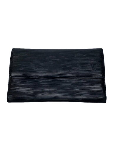 【中古】LOUIS VUITTON◆ポルト・トレゾール・インターナショナル_エピ_BLK/レザー/BLK/メンズ【服飾雑貨他】 【中古】LOUIS VUITTON◆ポルト・トレゾール・インターナショナル_エピ_BLK/レザー/BLK/メンズ【服飾雑貨他】
