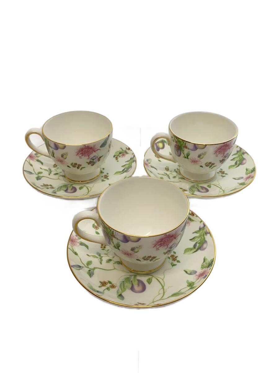 【中古】WEDGWOOD◆カップ&ソーサー/6点セット/スウィートプラム/カップ＆ソーサー3セット//【キッチン用品】