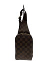【中古】LOUIS VUITTON◆ダミエ・エベヌ/ジェロニモス/ウエストバッグ/PVC/BRW/N51994【バッグ】