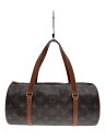【中古】LOUIS VUITTON◆1)パピヨン30_モノグラム・キャンバス_BRW/PVC/BRW/ポーチあり【バッグ】