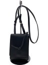 【中古】LOEWE◆ショルダーバッグ/レザー/BLK/無地【バッグ】