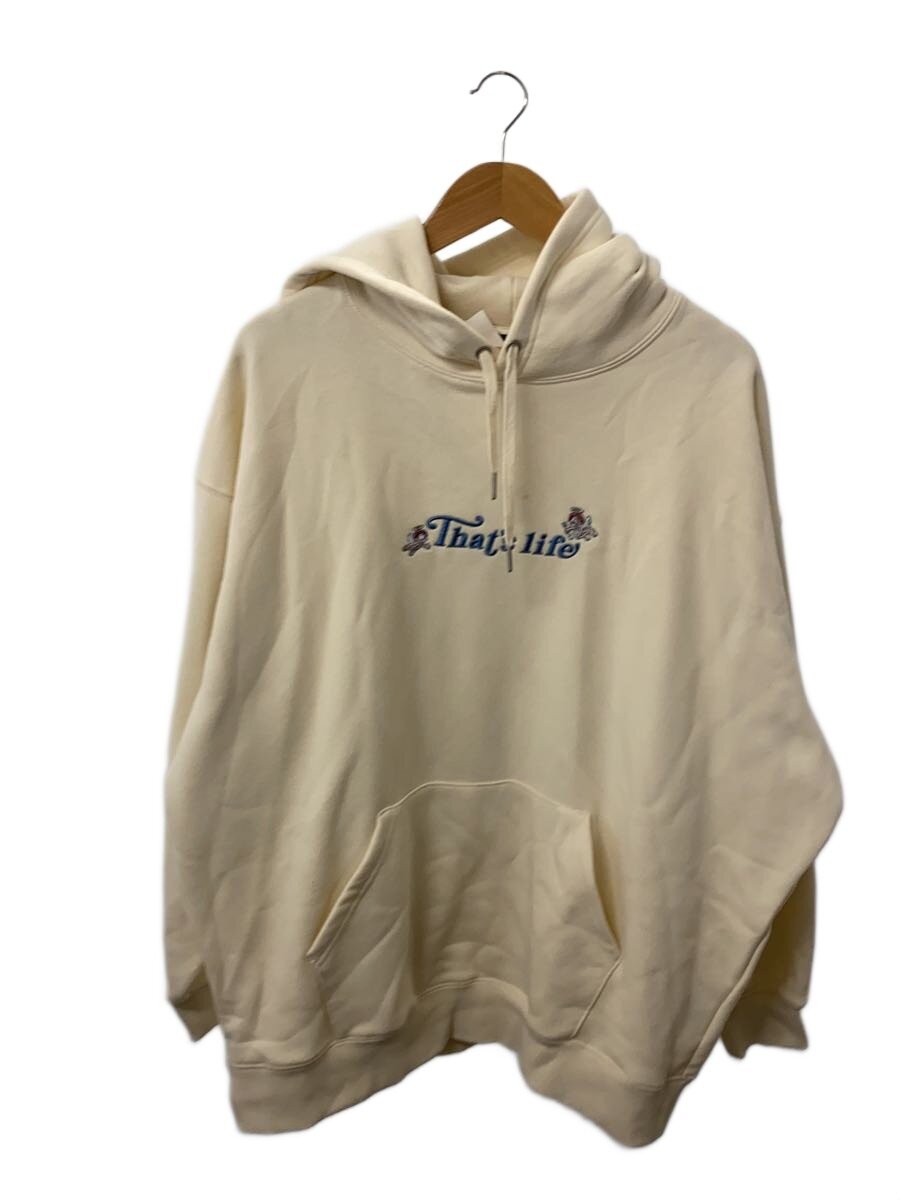 that's life パーカー茶色 Original logo knit zip hoodie online store