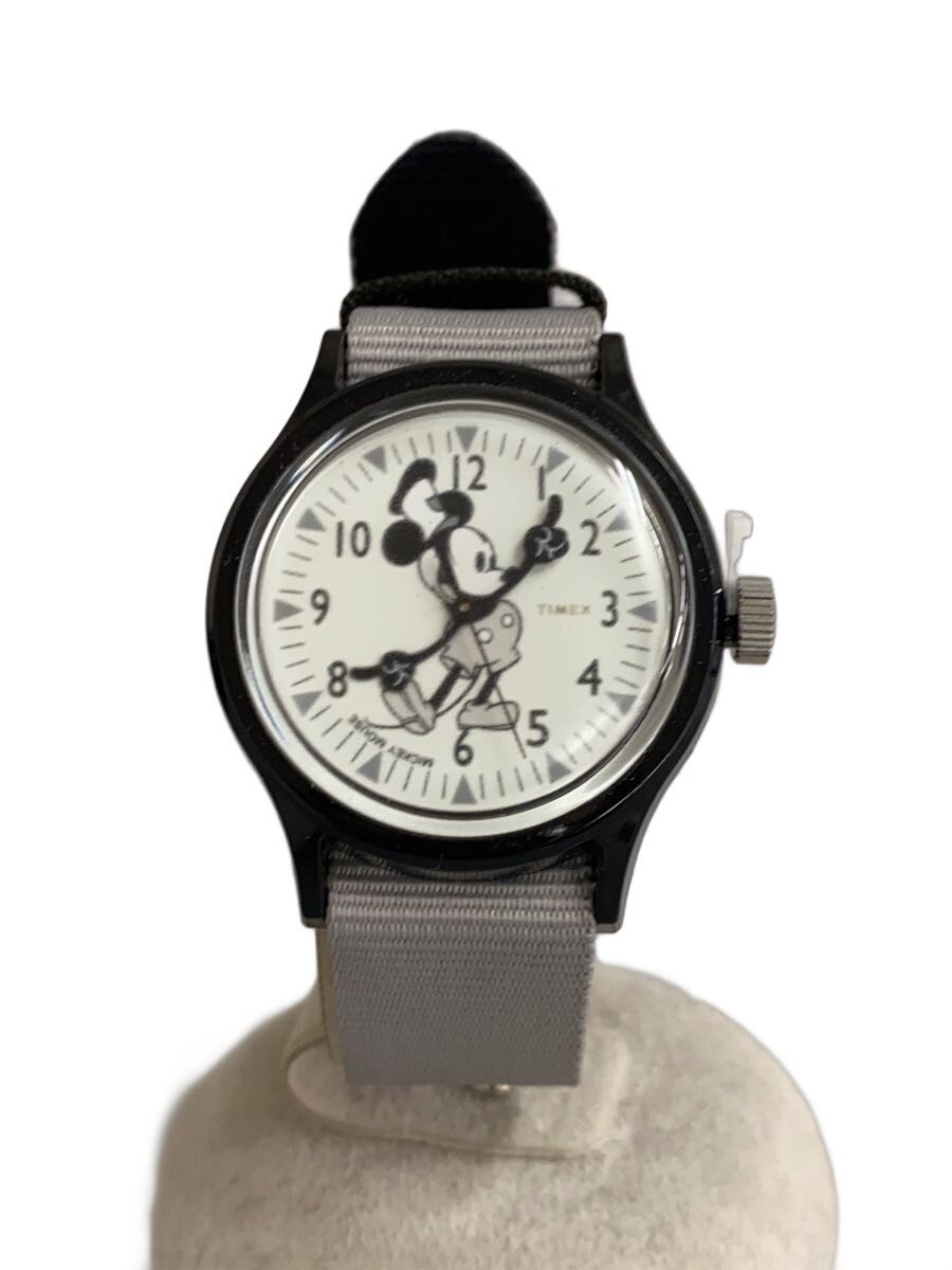 【中古】TIMEX◆クォーツ腕時計/アナログ/--/WHT【服飾雑貨他】