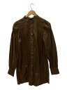 【中古】ROSE BUD◆レザージャケット・ブルゾン/XO/フェイクレザー/BRW【レディースウェア】(4)